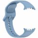 Ремінець Deexe Silicone Band для Samsung Galaxy Watch 8 (40/44mm) / 8 Classic - Grey / Blue (384190HL). Фото 4 з 7