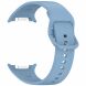 Ремінець Deexe Silicone Band для Samsung Galaxy Watch 8 (40/44mm) / 8 Classic - Grey / Blue (384190HL). Фото 3 з 7