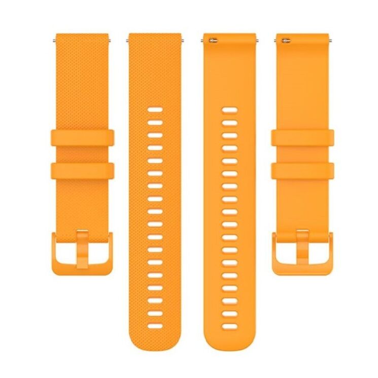 Ремешок Deexe Silicone Watchband для Huawei Watch GT 3 (46mm) - Yellow: фото 5 из 8