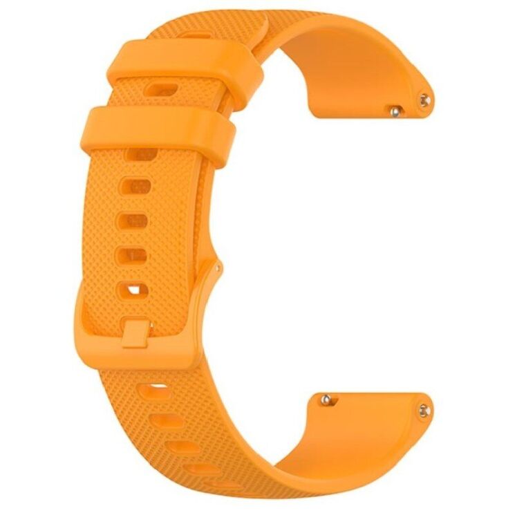 Ремешок Deexe Silicone Watchband для Huawei Watch GT 3 (46mm) - Yellow: фото 3 из 8