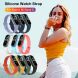 Ремешок Deexe Silicone Wrist для Xiaomi Mi Band 5 / Mi Band 6 / Mi Band 7 - Blue (229502L). Фото 8 из 11