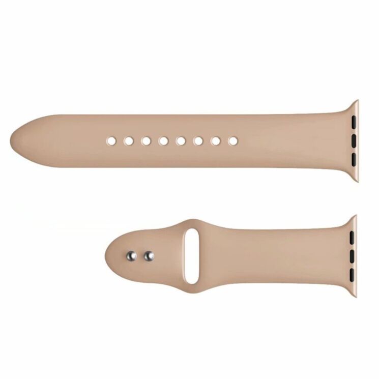 Ремешок Deexe Soft Touch для Apple Watch 42 (Series 10) / 41 / 40 / SE 40 / 38 - Walnut: фото 3 из 3