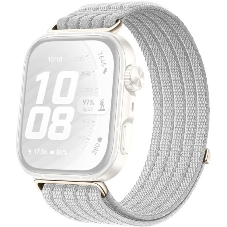 Ремешок Deexe Soft Weave для Huawei Watch Fit 4 Pro / Fit 4 / Fit 3 - Grey: фото 1 из 5