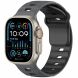 Ремешок Deexe Sport Design для Apple Watch 46 / 45 / 44 / SE 44 / 42 (Series 1-3) / Ultra / Ultra 2 - Grey (371807H). Фото 2 из 9