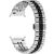 Ремешок Deexe Stainless Steel QuickFit для Samsung Galaxy Watch 8 (40/44mm) / 8 Classic (43/47mm) / Ultra 2 - Silver / Black: фото 1 из 7