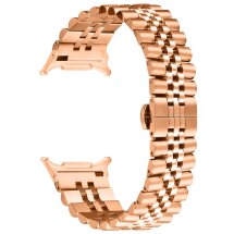 Ремешок Deexe Stainless Steel QuickFit для Samsung Galaxy Watch Ultra (2025) - Rose Gold: фото 1 из 7