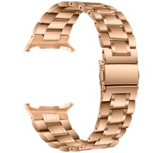 Ремінець Deexe Stainless Steel Strap для Samsung Galaxy Watch Ultra (2025) - Rose Gold: фото 1 з 6