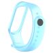 Ремешок Deexe Translucent Strap для Xiaomi Mi Band 5 / 6 - Transparent Blue (229525L). Фото 1 из 4