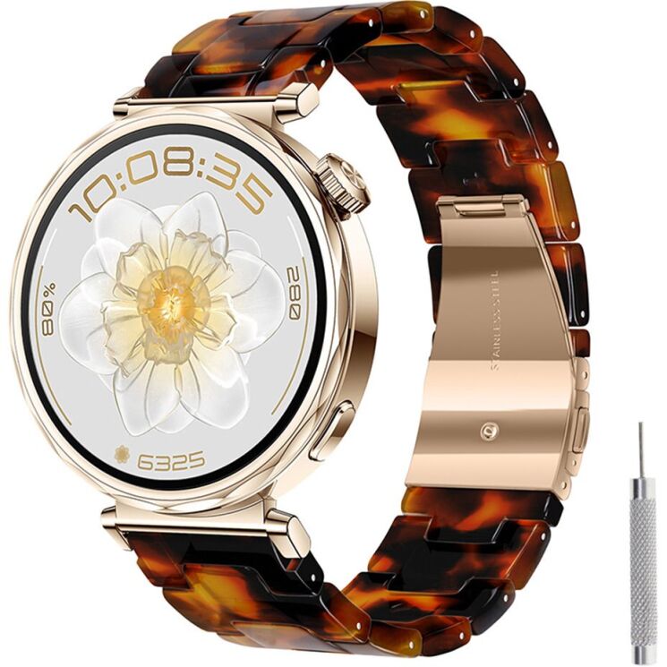 Ремінець для годинника Reframe Amberline для годинників з шириною кріплення 22мм - Tortoiseshell: фото 2 з 8
