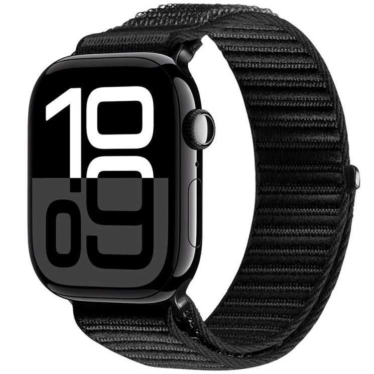 Ремінець DUX DUCIS YE Series для Apple Watch 42 (Series 10/11) / 41 / 40 / SE 40 / 38 - Black: фото 1 з 12