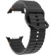 Ремінець KALEBOL Silicone Strap для Samsung Galaxy Watch 8 (40/44mm) / 8 Classic - Black (384114B). Фото 1 з 7