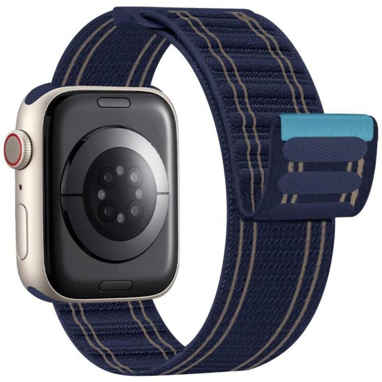 Ремінець Reframe Magic Tape для Apple Watch 42 (Series 10/11) / 41 / 40 / SE 40 / 38 - Dark Blue: фото 1 з 6