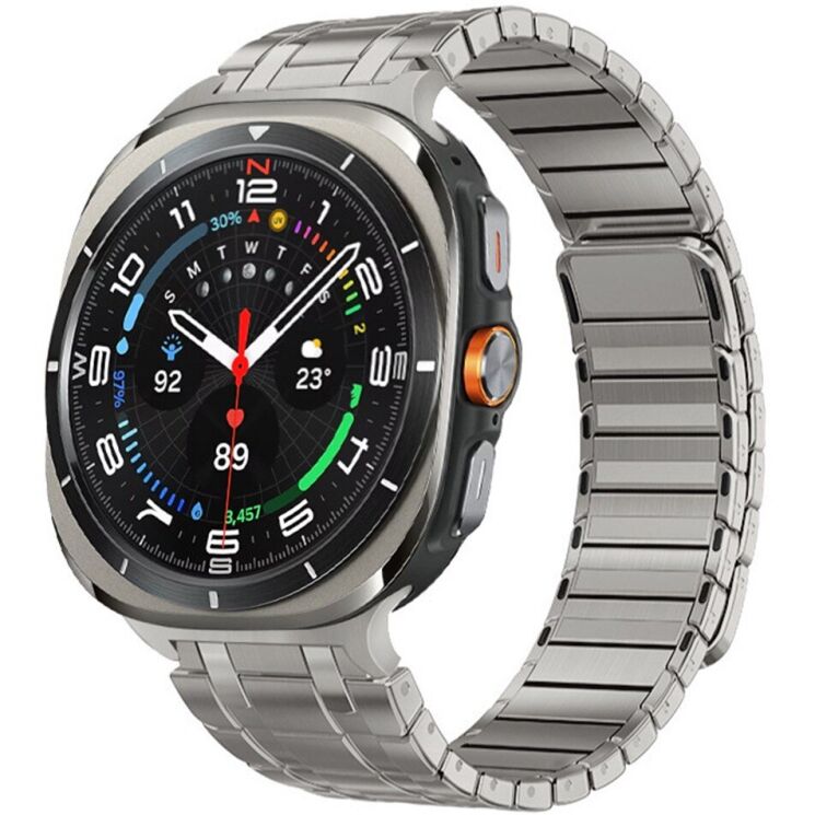 Ремешок Reframe Vega для Samsung Galaxy Watch 8 (40/44mm) / 8 Classic - Titanium (384187T) Ремешок Reframe Vega для Samsung Galaxy Watch 8 (40/44mm) / 8 Classic - Titanium: фото 2 из 4
