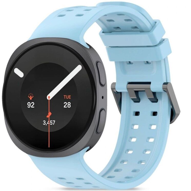Ремешок Tech-Protect Silicone Air для Samsung Galaxy Watch 9 (40/44mm) / 8 (40/44mm) / 8 Classic - Baby Blue: фото 1 из 5