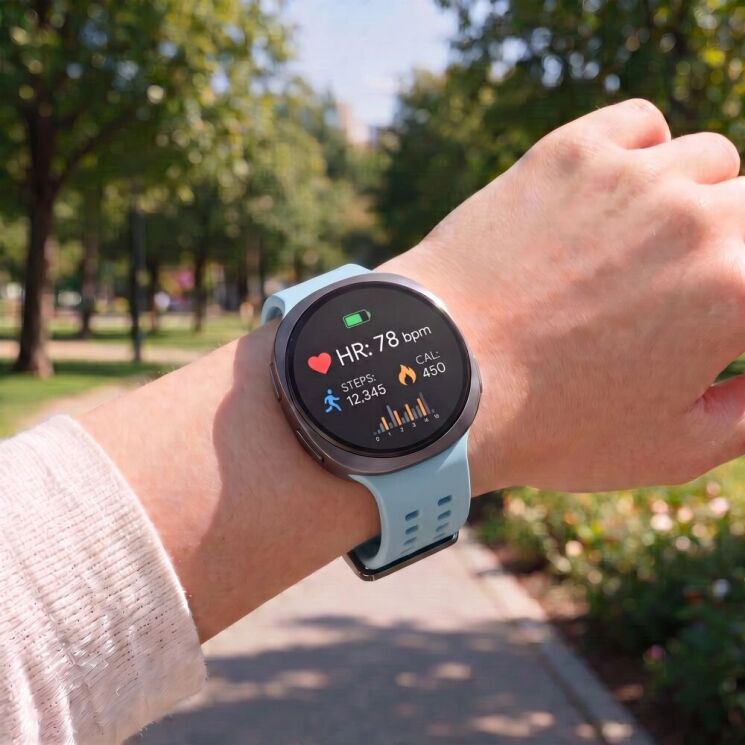 Ремешок Tech-Protect Silicone Air для Samsung Galaxy Watch 9 (40/44mm) / 8 (40/44mm) / 8 Classic - Black: фото 3 из 5