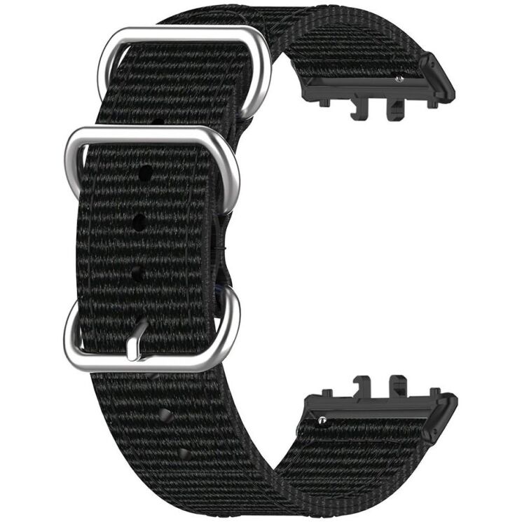 Ремешок UniCase Nylon Braslet для Samsung Galaxy Fit 3 - Black: фото 3 из 6