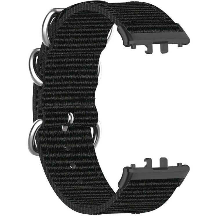 Ремешок UniCase Nylon Braslet для Samsung Galaxy Fit 3 - Black: фото 4 из 6