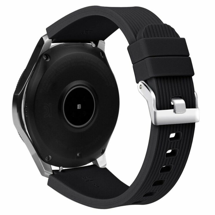 Ремешок UniCase Original Style для Samsung Galaxy Watch 46mm / Watch 3 45mm / Gear S3 - Black: фото 3 из 8