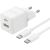 Сетевое зарядное устройство Baseus Palm C+U (30W) + кабель Type-C to Type-C (P1011160A213-01) - White: фото 1 из 19