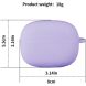 Силіконовий чохол Deexe Silicone Case (FH) для Xiaomi Redmi Buds 8 Pro - Purple (408301V). Фото 9 з 9