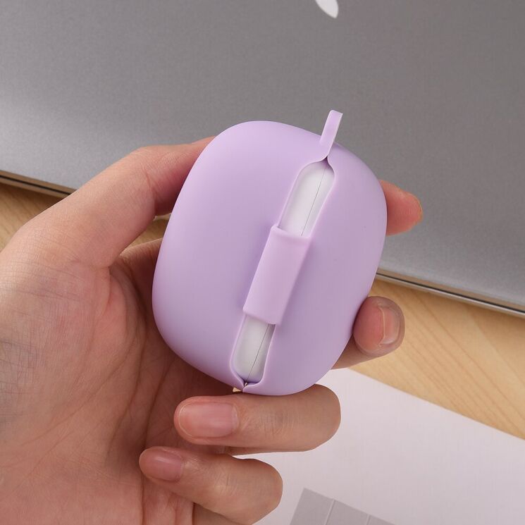 Силіконовий чохол Deexe Silicone Case (FH) для Xiaomi Redmi Buds 8 Pro - Purple: фото 6 з 9