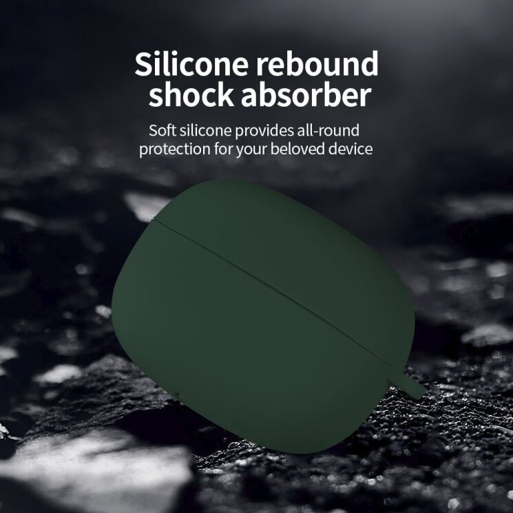 Силіконовий чохол Deexe Silicone Case (FH) для Xiaomi Redmi Buds 8 Pro - Purple: фото 5 з 9