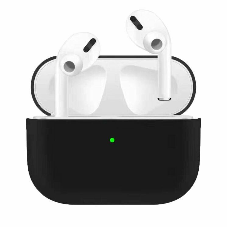 Силіконовий чохол Deexe UltraSlim Case для Apple AirPods Pro - Black: фото 1 з 1