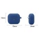 Силиконовый чехол UniCase Protective Color для Samsung Galaxy Buds 3 / Buds 3 Pro - Purple (360900V). Фото 3 из 3