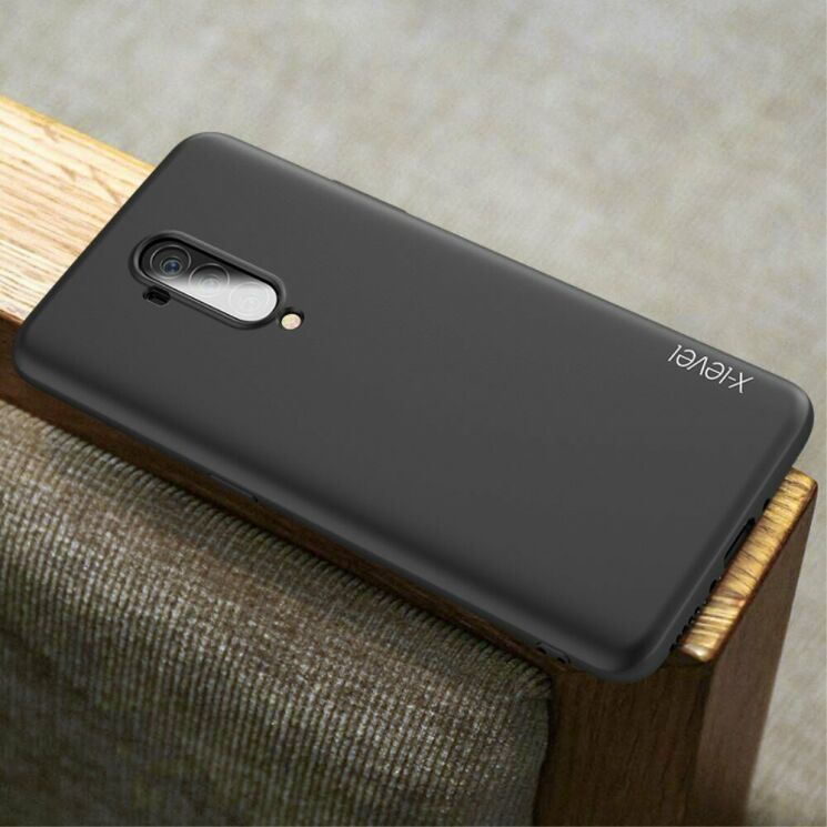 Силіконовий чохол X-LEVEL Matte для OnePlus 7T Pro - Black: фото 1 з 1