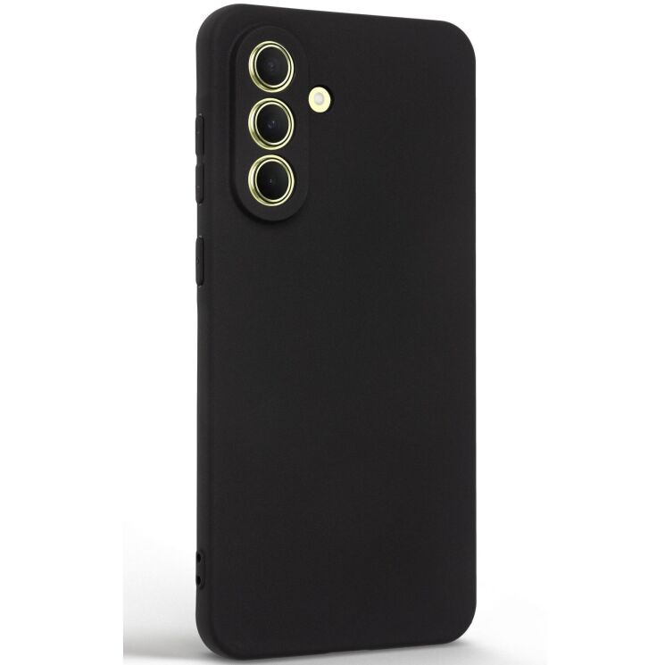 Силиконовый (TPU) чехол ArmorStandart Matte Slim Fit для Samsung Galaxy A56 (A566) - Black: фото 2 из 5
