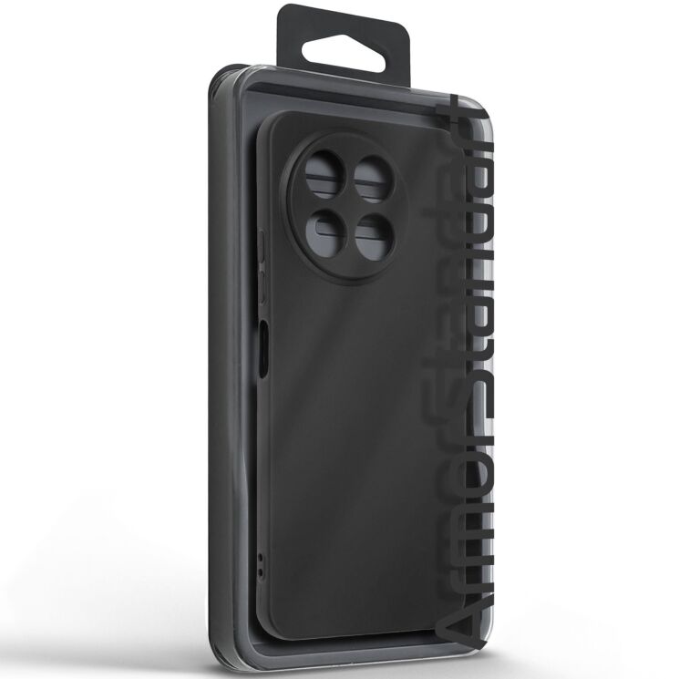 Силиконовый (TPU) чехол ArmorStandart Matte Slim Fit для TECNO Spark 30 Pro - Black: фото 3 из 5