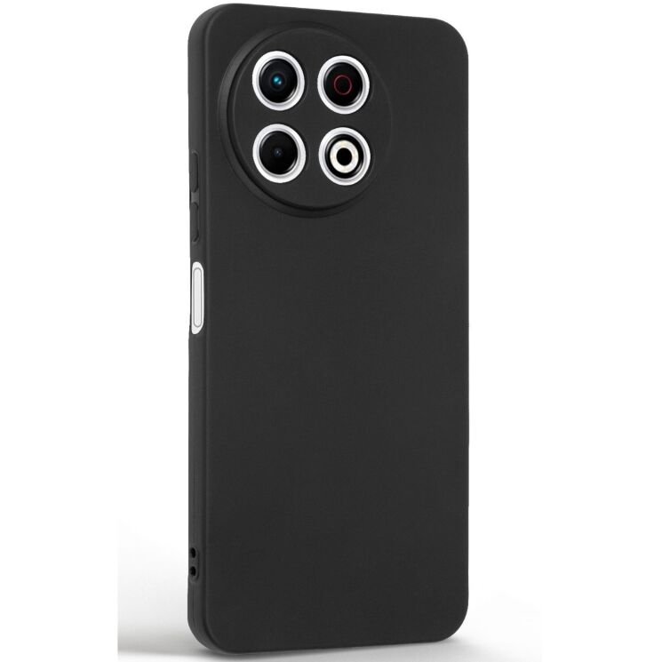 Силиконовый (TPU) чехол ArmorStandart Matte Slim Fit для TECNO Spark 30 Pro - Black: фото 2 из 5