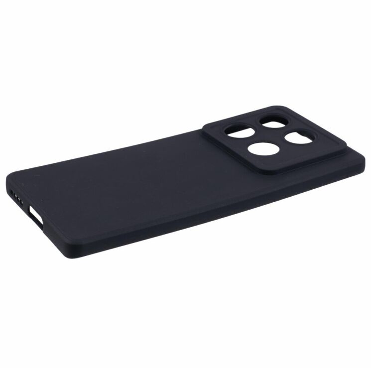 Силіконовий (TPU) чохол Deexe Matte Case для Infinix Note 40 Pro - Black: фото 5 з 6