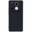 Силіконовий (TPU) чохол Deexe Matte Case для Infinix Note 40 Pro - Black (352015B)