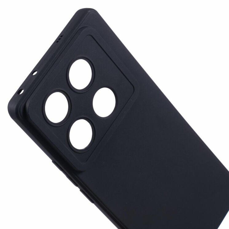 Силіконовий (TPU) чохол Deexe Matte Case для Infinix Note 40 Pro - Black: фото 6 з 6