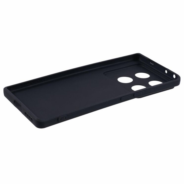 Силіконовий (TPU) чохол Deexe Matte Case для Infinix Note 40 Pro - Black: фото 4 з 6