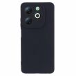 Силиконовый (TPU) чехол Deexe Matte Case для Infinix Smart 8 - Black (344108B)