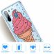 Силіконовий (TPU) чохол Deexe Pretty Glossy для Samsung Galaxy A21 (A215) - Pink Ice Cream (256610L). Фото 4 з 4