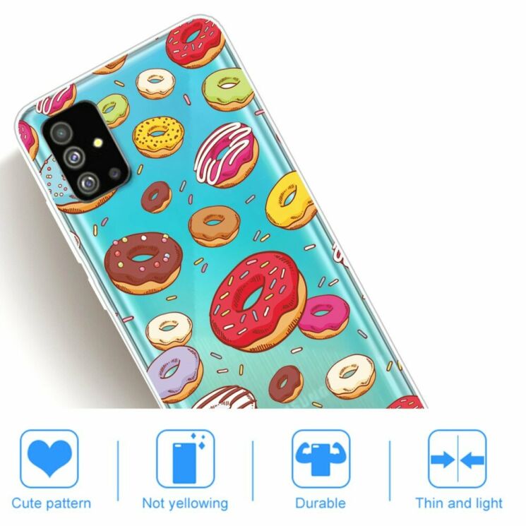 Силиконовый (TPU) чехол Deexe Pretty Glossy для Samsung Galaxy S20 (G980) - Doughnut: фото 4 из 5