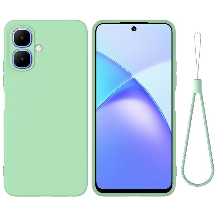 Силіконовий (TPU) чохол Deexe Silicone Case для Infinix Smart 20 - Green: фото 1 з 9