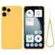 Силиконовый (TPU) чехол Deexe Silicone Case для Nothing Phone (3a) Lite - Yellow (405408Y). Фото 1 из 9