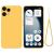 Силиконовый (TPU) чехол Deexe Silicone Case для Nothing Phone (3a) Lite - Yellow: фото 1 из 9