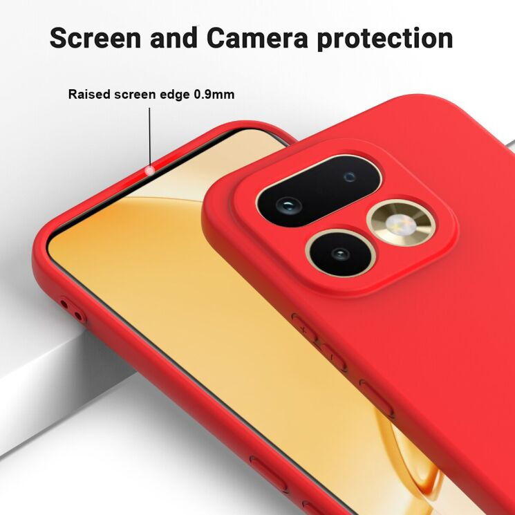 Силіконовий (TPU) чохол Deexe Silicone Case для Realme 16 Pro - Black: фото 5 з 9