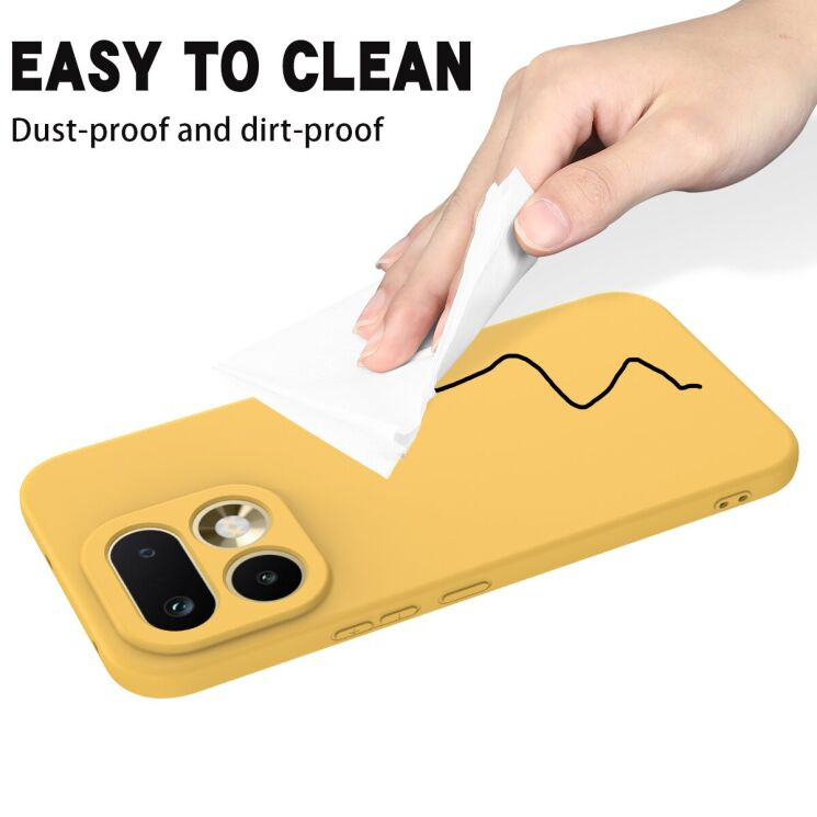Силіконовий (TPU) чохол Deexe Silicone Case для Realme 16 Pro - Black: фото 7 з 9