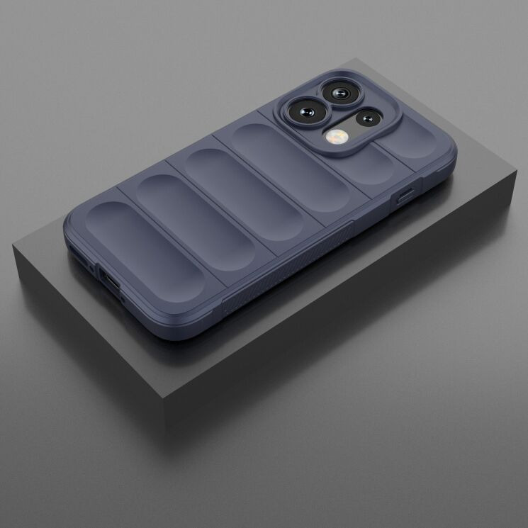 Силиконовый (TPU) чехол Deexe Terra Case для OPPO Reno 16 / 16 Pro - Dark Blue: фото 2 из 5