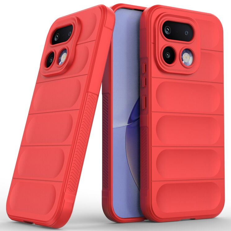 Силиконовый (TPU) чехол Deexe Terra Case для Realme 16 Pro - Red: фото 2 из 7