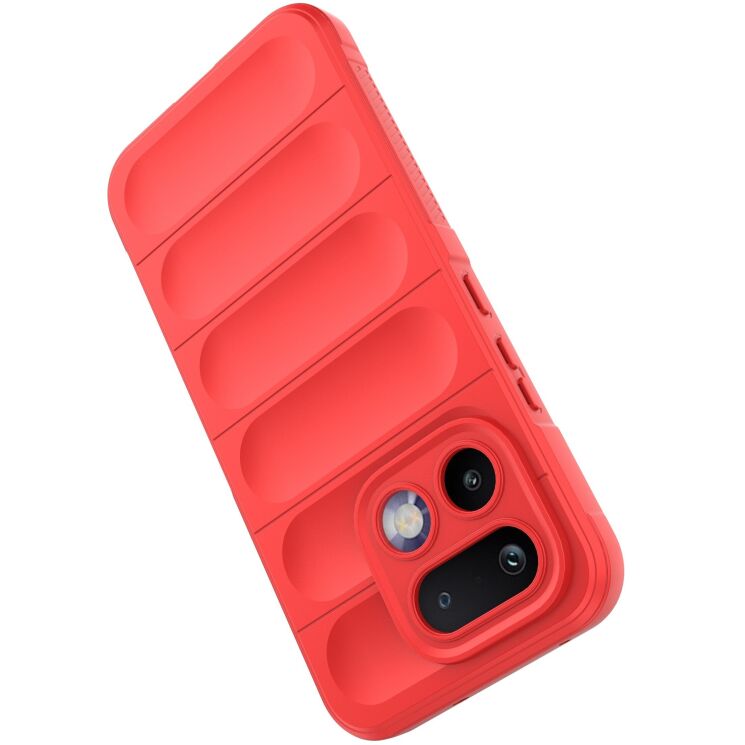 Силиконовый (TPU) чехол Deexe Terra Case для Realme 16 Pro - Red: фото 4 из 7