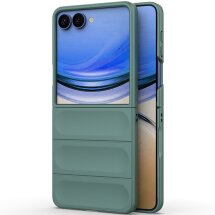 Силіконовий (TPU) чохол Deexe Terra Case для Samsung Galaxy Flip 8 - Green: фото 1 з 9