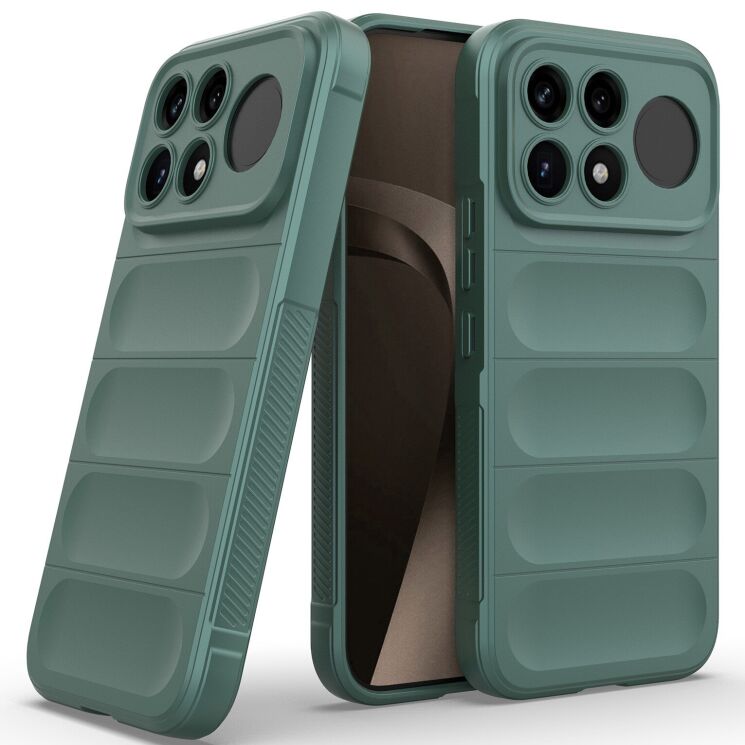 Силіконовий (TPU) чохол Deexe Terra Case для Xiaomi Poco F9 Ultra - Green: фото 2 з 9