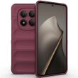 Силиконовый (TPU) чехол Deexe Terra Case для Xiaomi Redmi Note 15 Pro - Wine Red (405212WR)